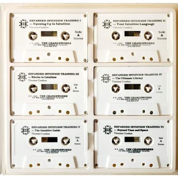 1987 Expanded Intuition Training Audiobook Cassette w/ Book Box Set Condon E31 - Picture 4 of 5